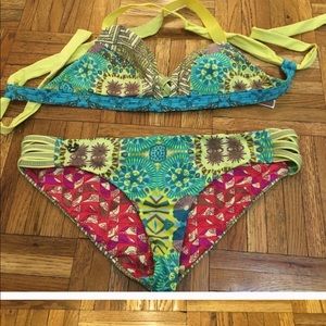 Maaji Swim Suit.  Top Medium.  Bottoms Large.